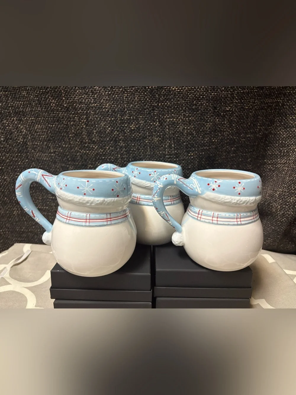 Pier 1 Snowbird Holiday Mugs